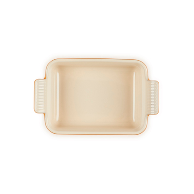 Le Creuset Signature stentøj Heritage rektangulært fad 19cm Volcanic