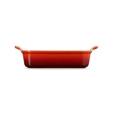 Le Creuset Signature stentøj Heritage rektangulært fad 26cm Cerise