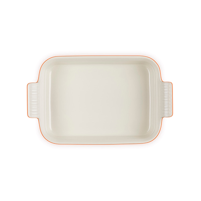 Le Creuset Signature stentøj Heritage rektangulært fad 26cm Cerise