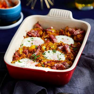 Le Creuset Signature stentøj Heritage rektangulært fad 26cm Cerise