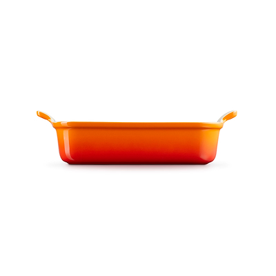 Le Creuset Signature stentøj Heritage rektangulært fad 26cm Volcanic