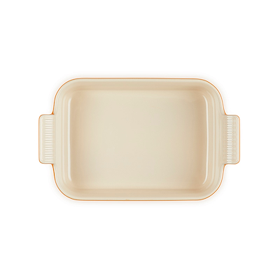 Le Creuset Signature stentøj Heritage rektangulært fad 26cm Volcanic