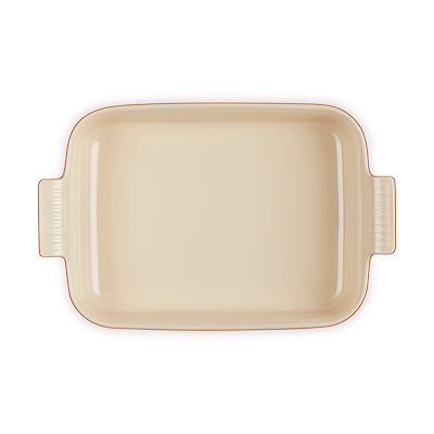 Le Creuset Signature stentøj Heritage rektangulært fad 32cm Cerise