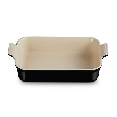 Le Creuset Signature stentøj Heritage rektangulært fad 32cm Black