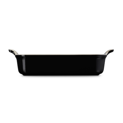 Le Creuset Signature stentøj Heritage rektangulært fad 32cm Black