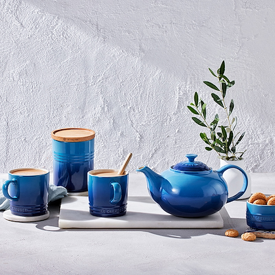 Le Creuset Signature stentøj krus 350ml Azure