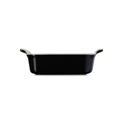 Le Creuset Signature stentøj Heritage rektangulært fad 19cm Black