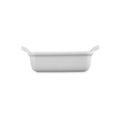 Le Creuset Signature stentøj Heritage rektangulært fad 19cm White
