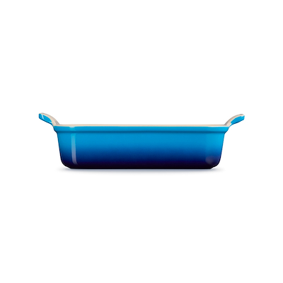 Le Creuset Signature stentøj Heritage rektangulært fad 26cm Azure