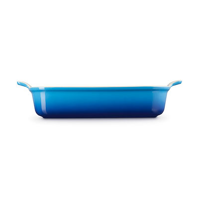 Le Creuset Signature stentøj Heritage rektangulært fad 32cm Azure