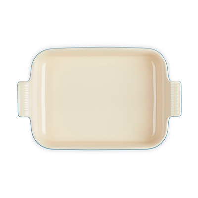 Le Creuset Signature stentøj Heritage rektangulært fad 32cm Azure