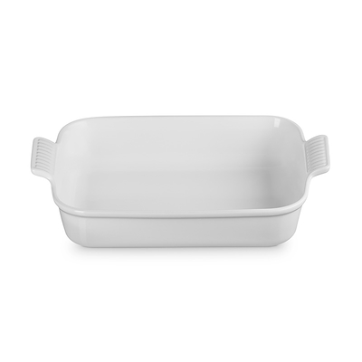 Le Creuset Signature stentøj Heritage rektangulært fad 32cm White