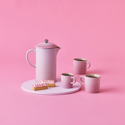 Le Creuset Signature stentøj krus 350ml Shell Pink