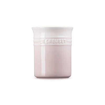 Le Creuset Signature stentøj bestik- og redskabskrukke Shell Pink