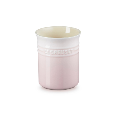 Le Creuset Signature stentøj bestik- og redskabskrukke Shell Pink