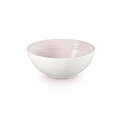 Le Creuset Signature stentøj dyb tallerken 16cm Shell Pink