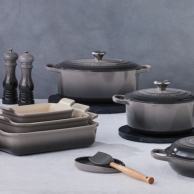 Le Creuset Signature stentøj oval grydeskeholder Flint