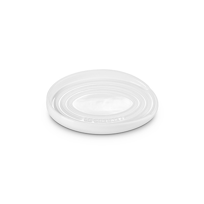 Le Creuset Signature stentøj oval grydeskeholder White