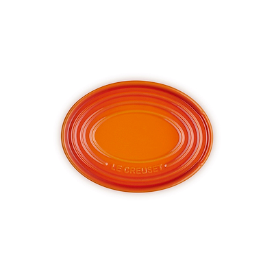 Le Creuset Signature stentøj oval grydeskeholder Volcanic