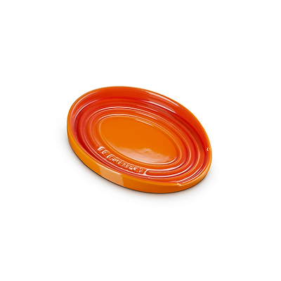 Le Creuset Signature stentøj oval grydeskeholder Volcanic