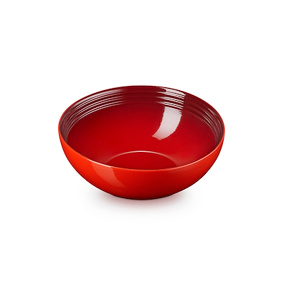 Le Creuset Signature stentøj serveringsskål 24cm Cerise