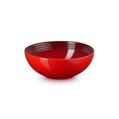 Le Creuset Signature stentøj serveringsskål 24cm Cerise