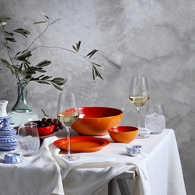 Le Creuset Signature stentøj serveringsskål 24cm Volcanic