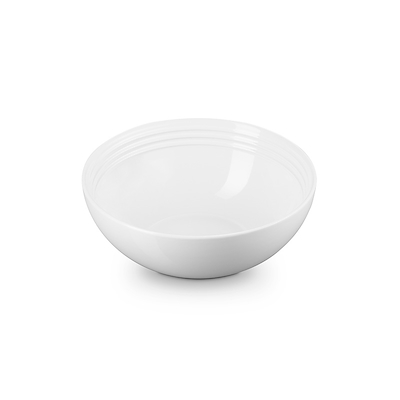 Le Creuset Signature stentøj serveringsskål 24cm White