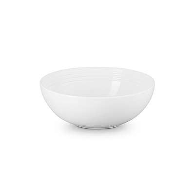 Le Creuset Signature stentøj serveringsskål 24cm White