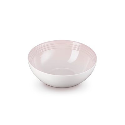 Le Creuset Signature stentøj serveringsskål 24cm Shell Pink