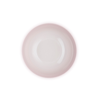 Le Creuset Signature stentøj serveringsskål 24cm Shell Pink