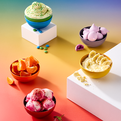 Le Creuset Signature Rainbow snackskåle stentøj Ø 12 cm 6 stk.