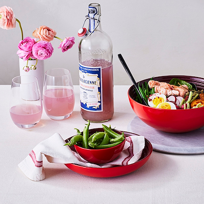 Le Creuset Signature stentøj pastatallerken 22cm Cerise