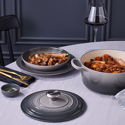 Le Creuset Signature stentøj pastatallerken 22cm Flint