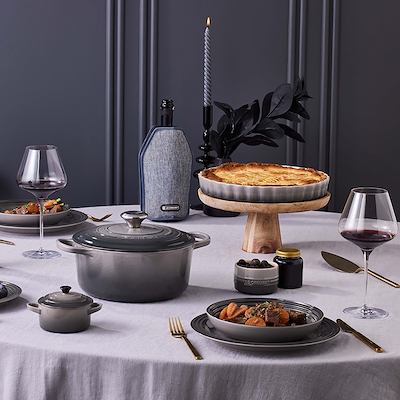 Le Creuset Signature stentøj middagstallerken 27cm Flint