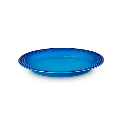 Le Creuset Signature stentøj middagstallerken 27cm Azure