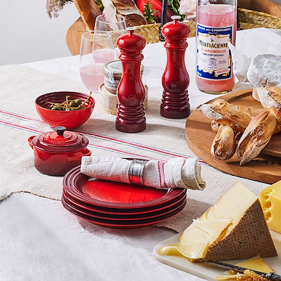 Le Creuset Signature stentøj frokosttallerken 22cm Cerise