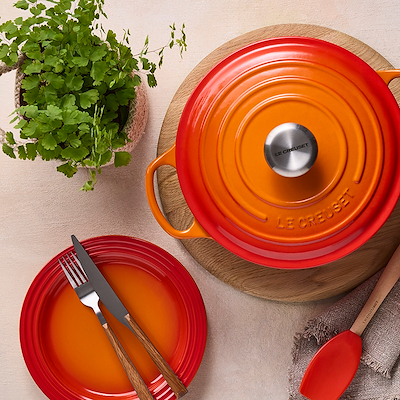 Le Creuset Signature stentøj frokosttallerken 22cm Volcanic
