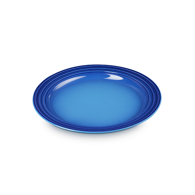 Le Creuset Signature stentøj frokosttallerken 22 cm Azure