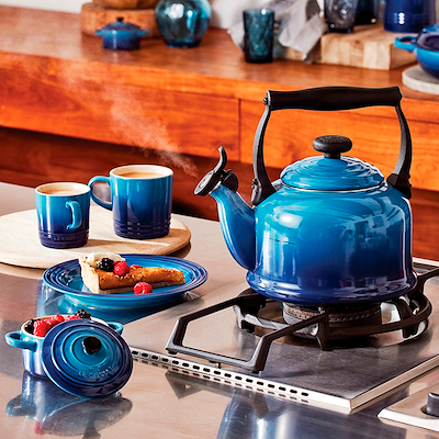 Le Creuset Signature stentøj frokosttallerken 22cm Azure