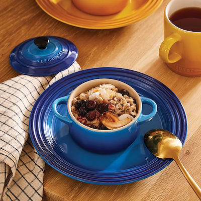 Le Creuset Signature stentøj frokosttallerken 22cm Azure