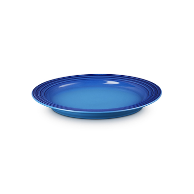 Le Creuset Signature stentøj frokosttallerken 22 cm Azure