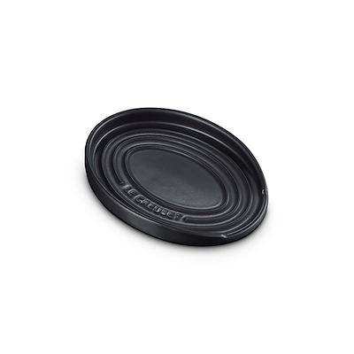 Le Creuset Signature stentøj oval grydeskeholder Matte Black