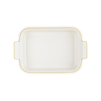 Le Creuset Signature stentøj Heritage rektangulært fad 26cm Nectar