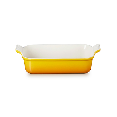 Le Creuset Signature stentøj Heritage rektangulært fad 26cm Nectar