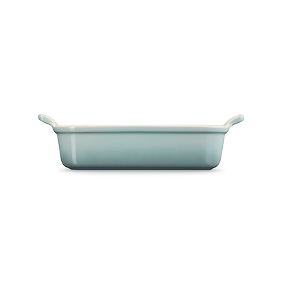 Le Creuset Signature stentøj Heritage rektangulært fad 26cm Sea Salt