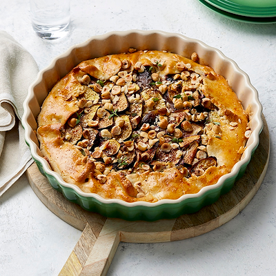 Le Creuset Signature stentøj tærtefad 28cm Bamboo