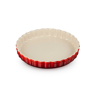 Le Creuset Signature stentøj tærtefad 28cm Cerise