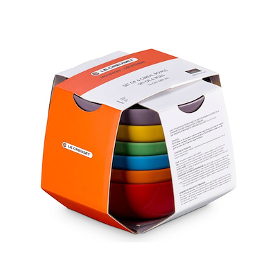 Le Creuset Signature Rainbow dyb tallerken stentøj Ø 16 cm 6 stk.