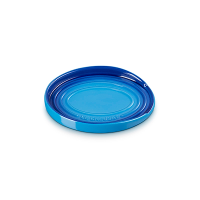 Le Creuset Signature stentøj oval grydeskeholder Azure